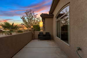 View of patio
