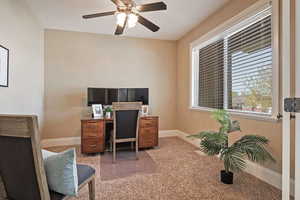 Office off of entry way