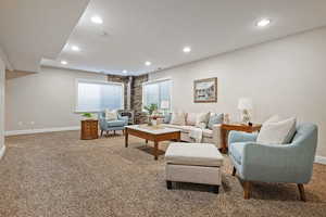 Basement family room