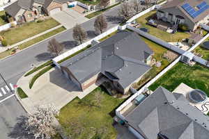 Bird's eye view featuring a residential view