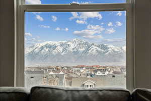 Mountain view with a residential view