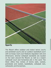 View of sport court