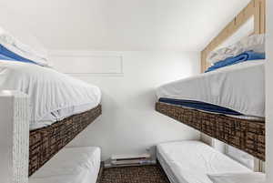 Interior space featuring baseboard heating