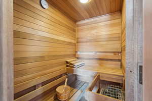 View of sauna