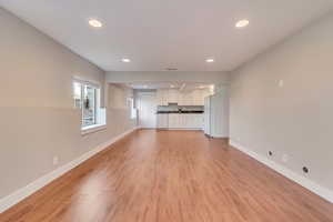 Family Room and Kitchen in Basement Apt.