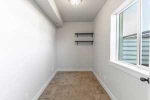 Storage space.