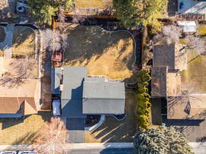 Aerial view of property