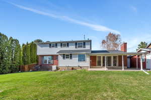 Rear view of property
