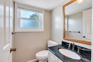Main floor half bath