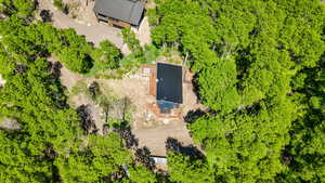 View from above of property