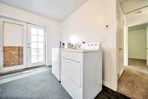 Washer and dryer included