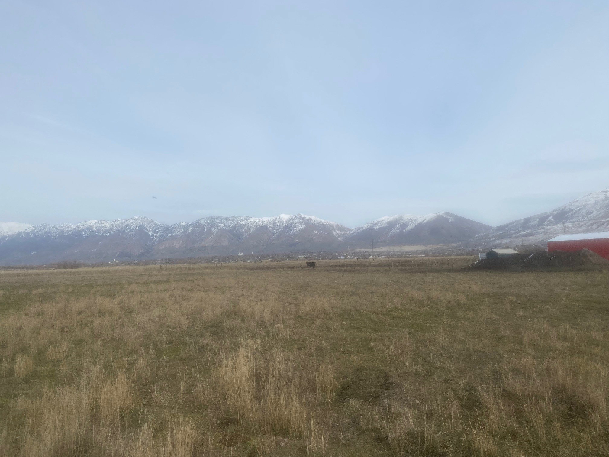 View of mountain feature with a rural view