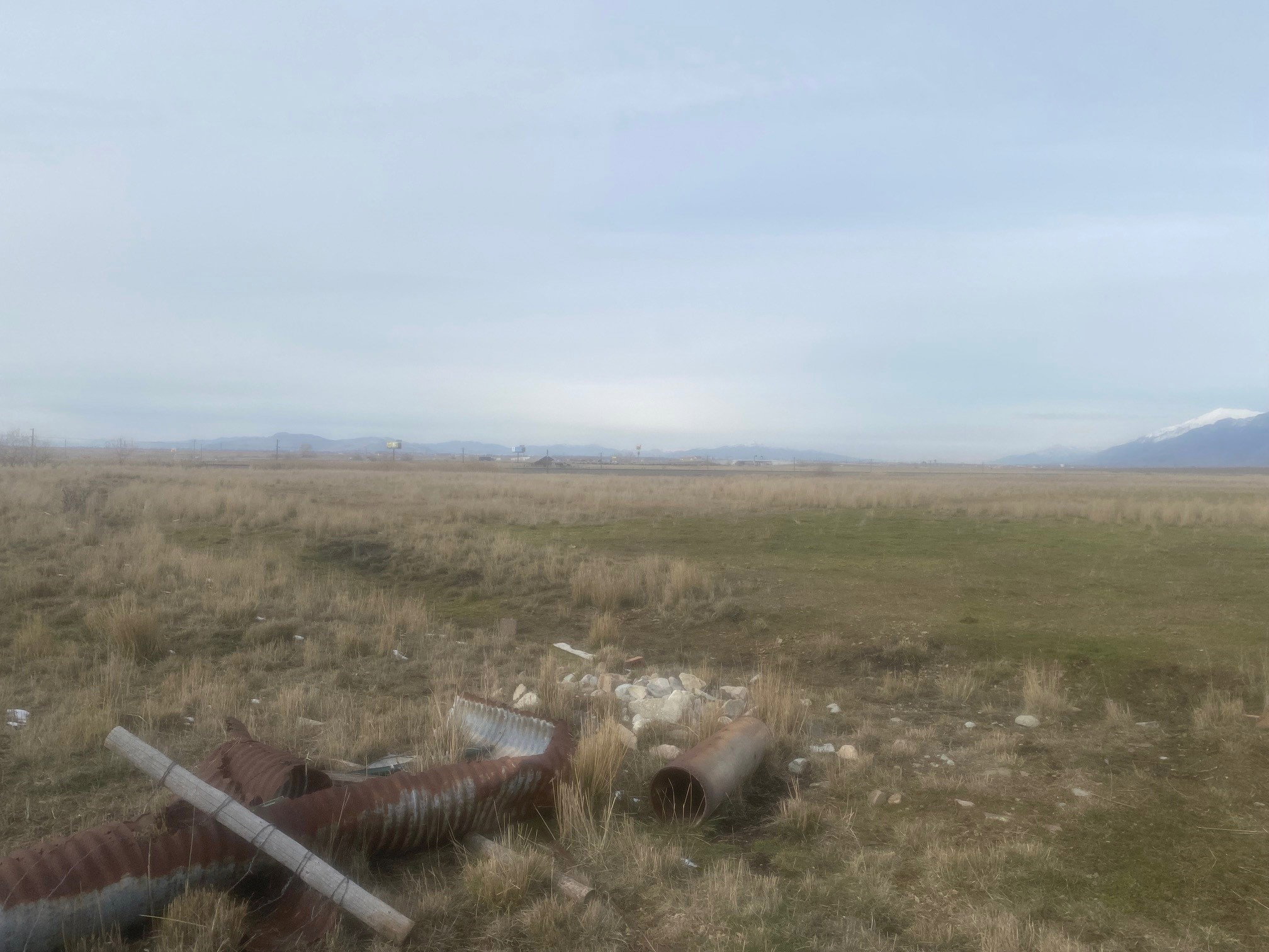 Mountain view with a rural view