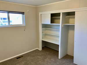 Interior space featuring visible vents