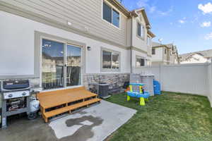 Private yard maintained by HOA