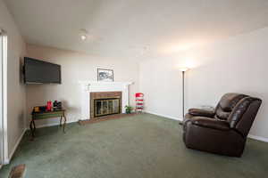 Main Floor Family Room with Fireplace