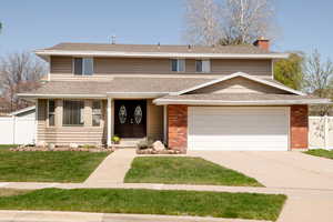 Street view with South Facing Driveway