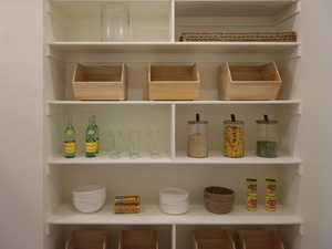 View of storage area