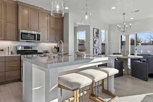 Kitchen-virtually staged