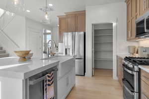 Kitchen-virtually staged