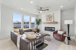 Living room-virtual staged