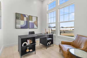 Home office-virtual staged