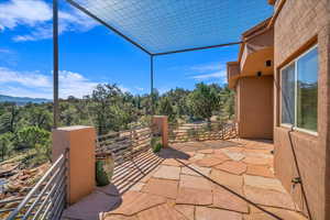 View of patio / terrace featuring a balcony