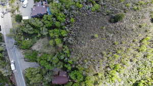 Aerial view of property's location