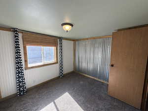 Empty room with carpet