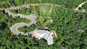 Aerial overview of property's location