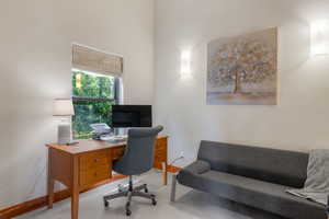 Bedroom with walk in closet, also makes a great nursery or den. High speed star link internet available.