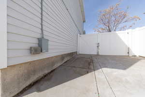gated RV parking with electric hookups
