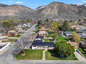 Mountain view and a  front residential view