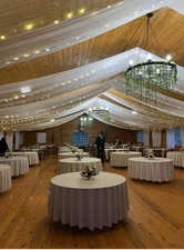 Dining area featuring hardwood / wood-style floors