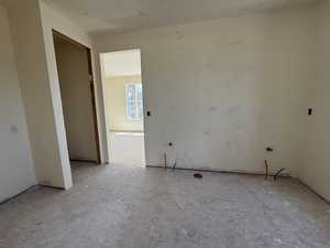 View of spare room