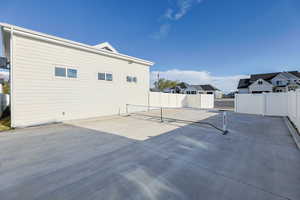 View of patio / terrace featuring fence