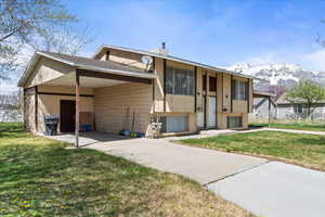 Carport and storage for both sides