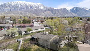 Property view of mountains featuring a residential view