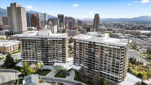 Property's view of city featuring a mountain view