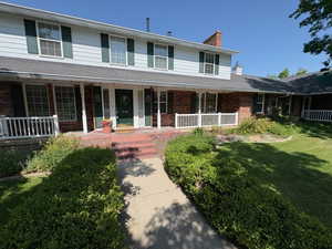 Covered front porch