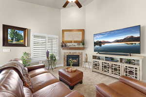 Soaring ceilings throughout home