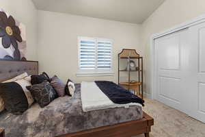 2nd bedroom features brand new carpet