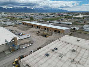 Bird's eye view featuring a mountain view