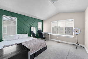 Primary Bedroom with large windows