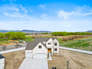 Exterior space featuring a mountain view