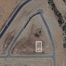 Drone / aerial view with approximate location of lot size
