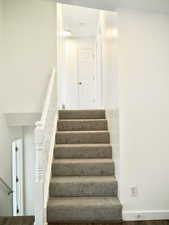 View of stairway