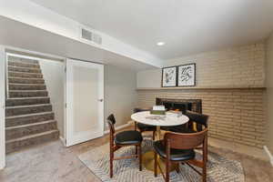 Lower level family room