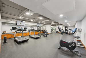 View of gym
