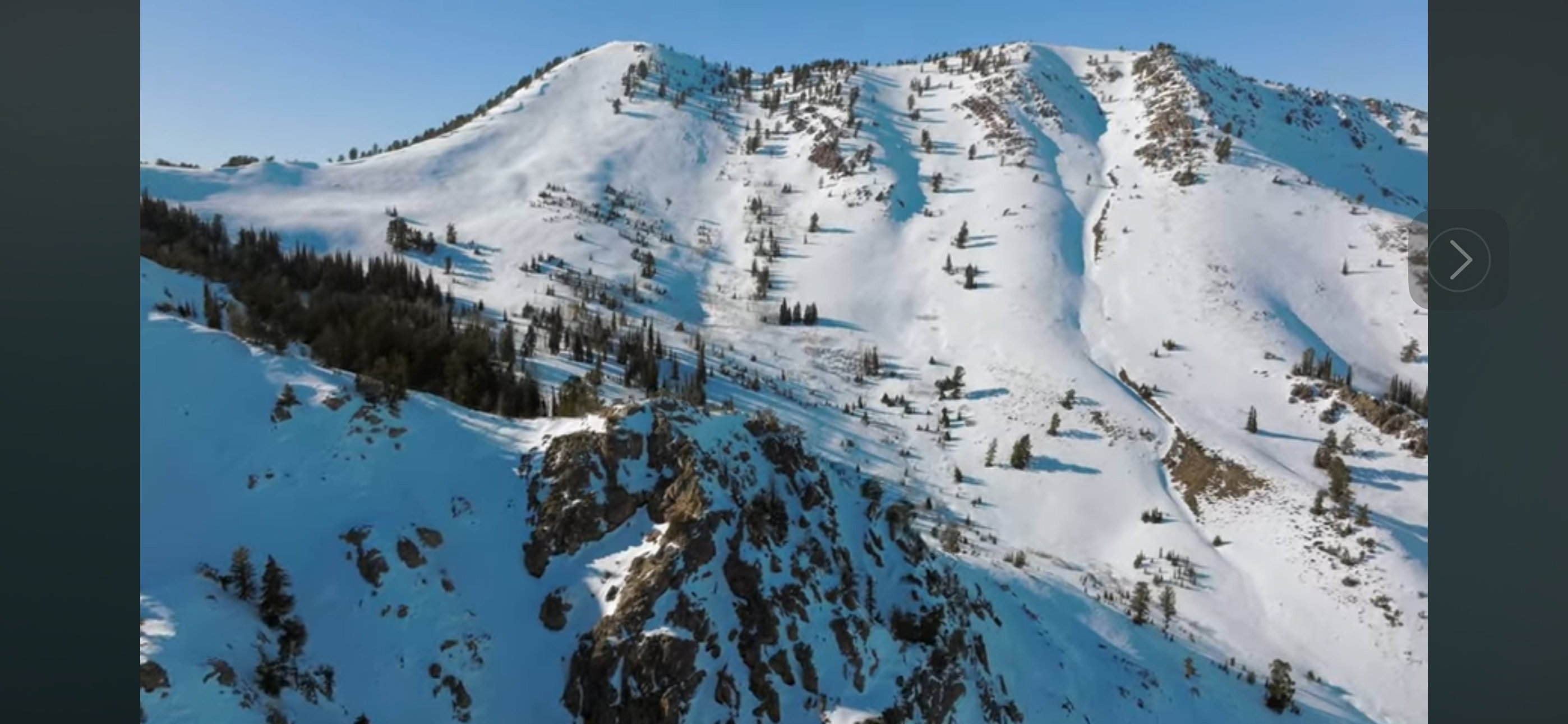 View of mountain featuring excellent backcountry skiing